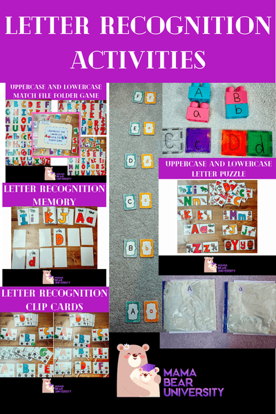 Letter Recognition Activities