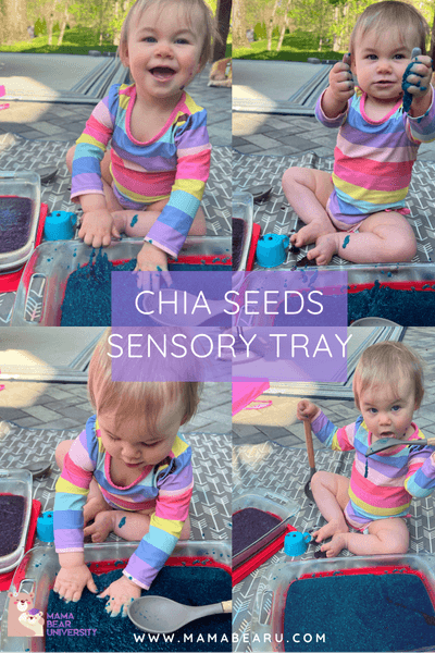 Chia Seeds Sensory Tray