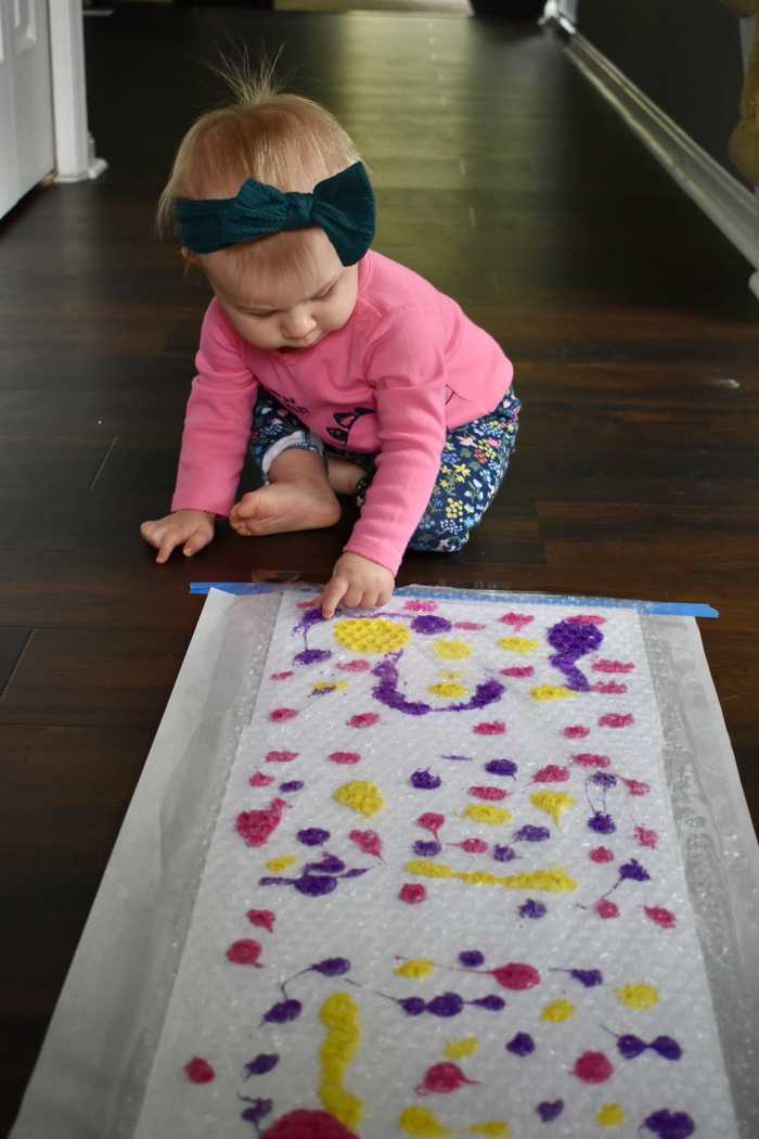 Bubble Wrap Paint Mama Bear University